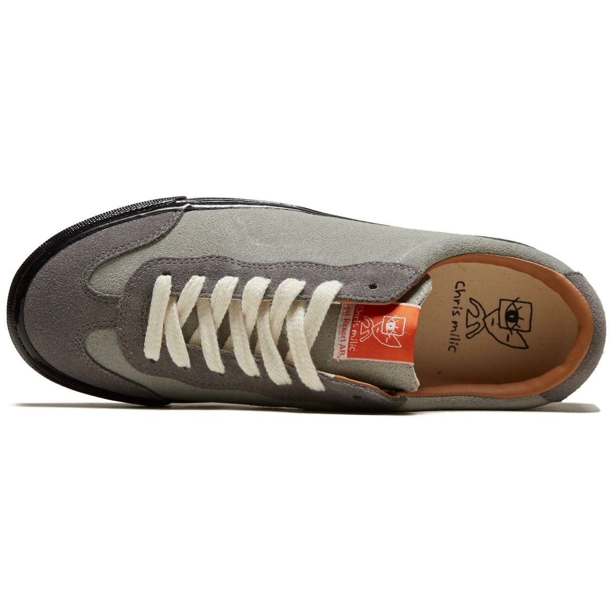 Last Resort AB VM004 Milic Suede Low Shoes - Duo Grey/Black - Image 3
