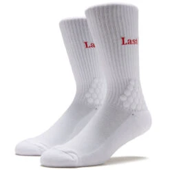 Last Resort AB Right Angle Bubble Socks - White