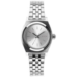 Nixon Small Time Teller Watch - All Silver