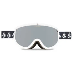 Volcom Footprints Snowboard Goggles - White Rerun/Silver Chrome