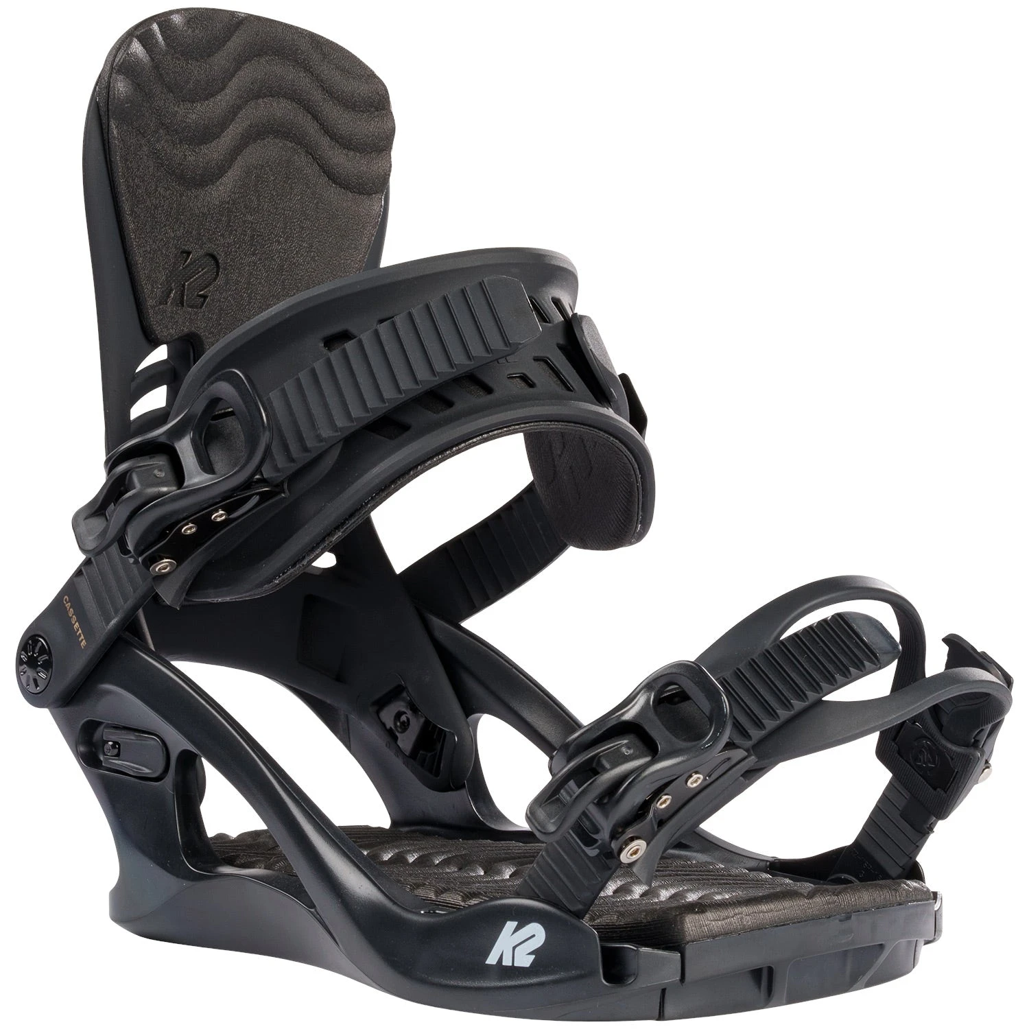 K2 Cassette 2023 Snowboard Bindings - Black