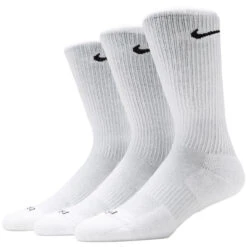 Nike SB Everyday Plus Cushioned 3 Pack Of Socks - White/Black