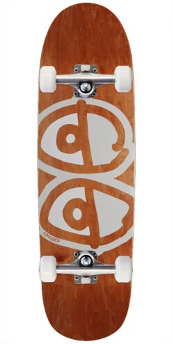 Krooked Team Eyes Shaped Lg Skateboard Complete - 9.30"