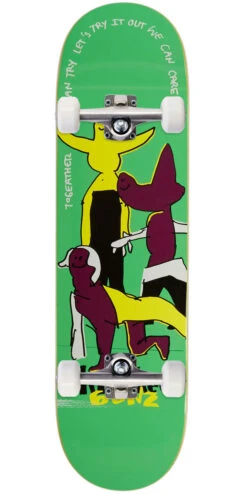 Krooked Gonz 2gether Skateboard Complete - Green - 8.62"