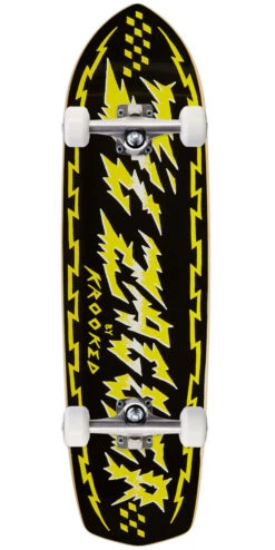 Krooked Zig Zagger By Sam D. Skateboard Complete - Black - 8.62"