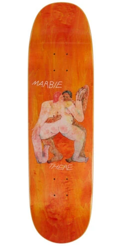 There Marbie Slow Song Skateboard Deck - Orange - 8.50"