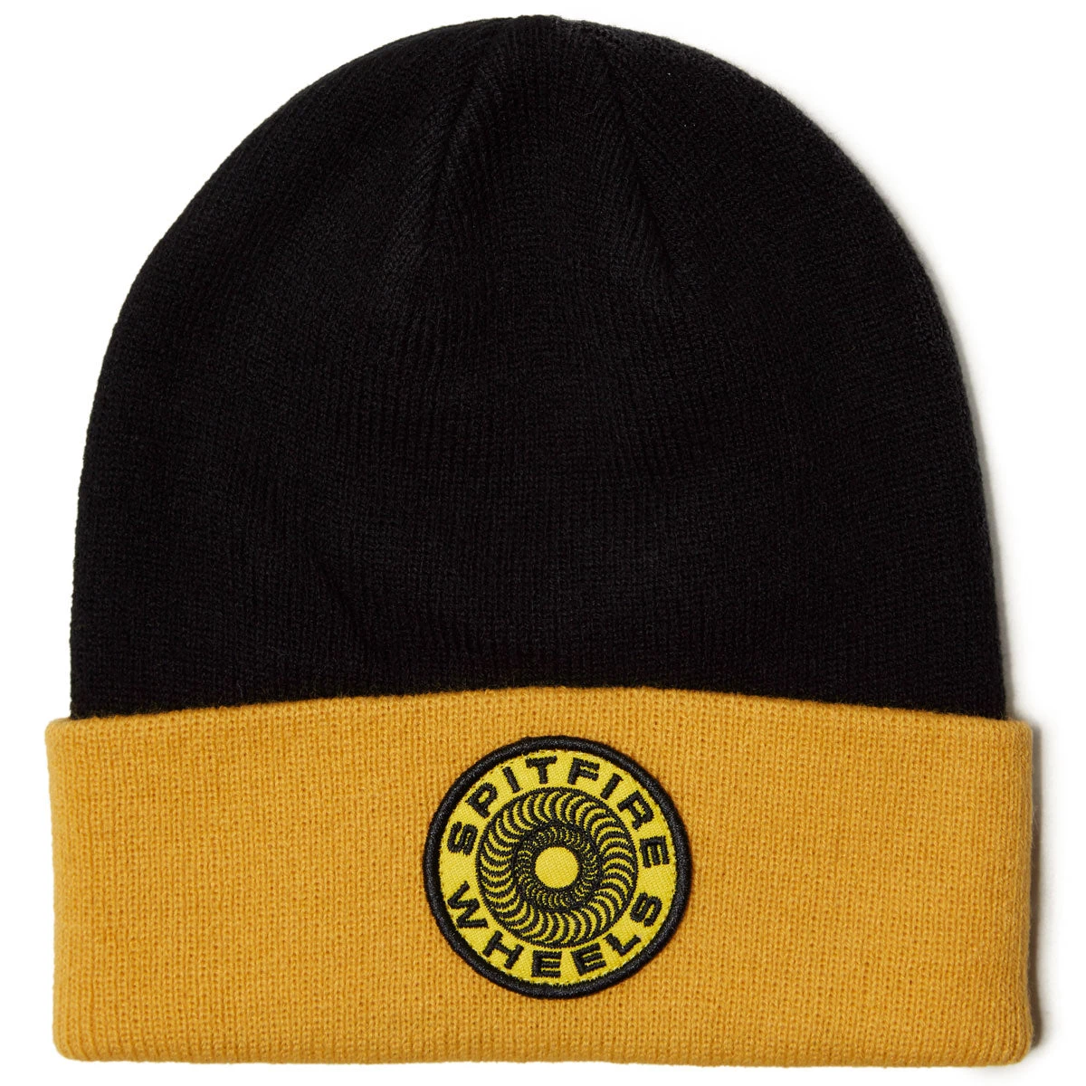 Spitfire Classic '87 Swirl Patch Beanie - Black/Gold