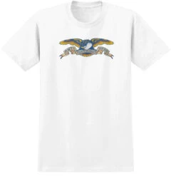 Anti-Hero Youth Eagle T-Shirt - White/Blue/Multi