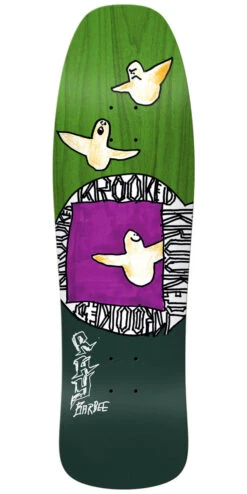 Krooked Barbee Bird Nest Skateboard Deck - 9.50"