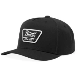Brixton Linwood C Mp Snapback Hat - Black/White
