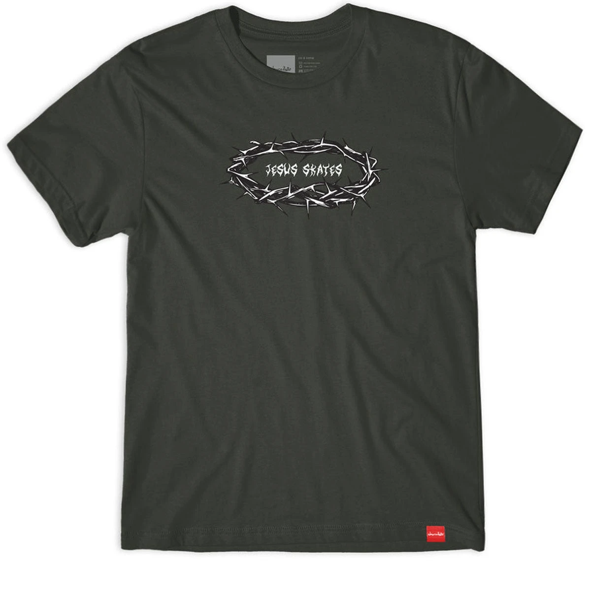 Chocolate Jesus Skates T-Shirt - Asphalt