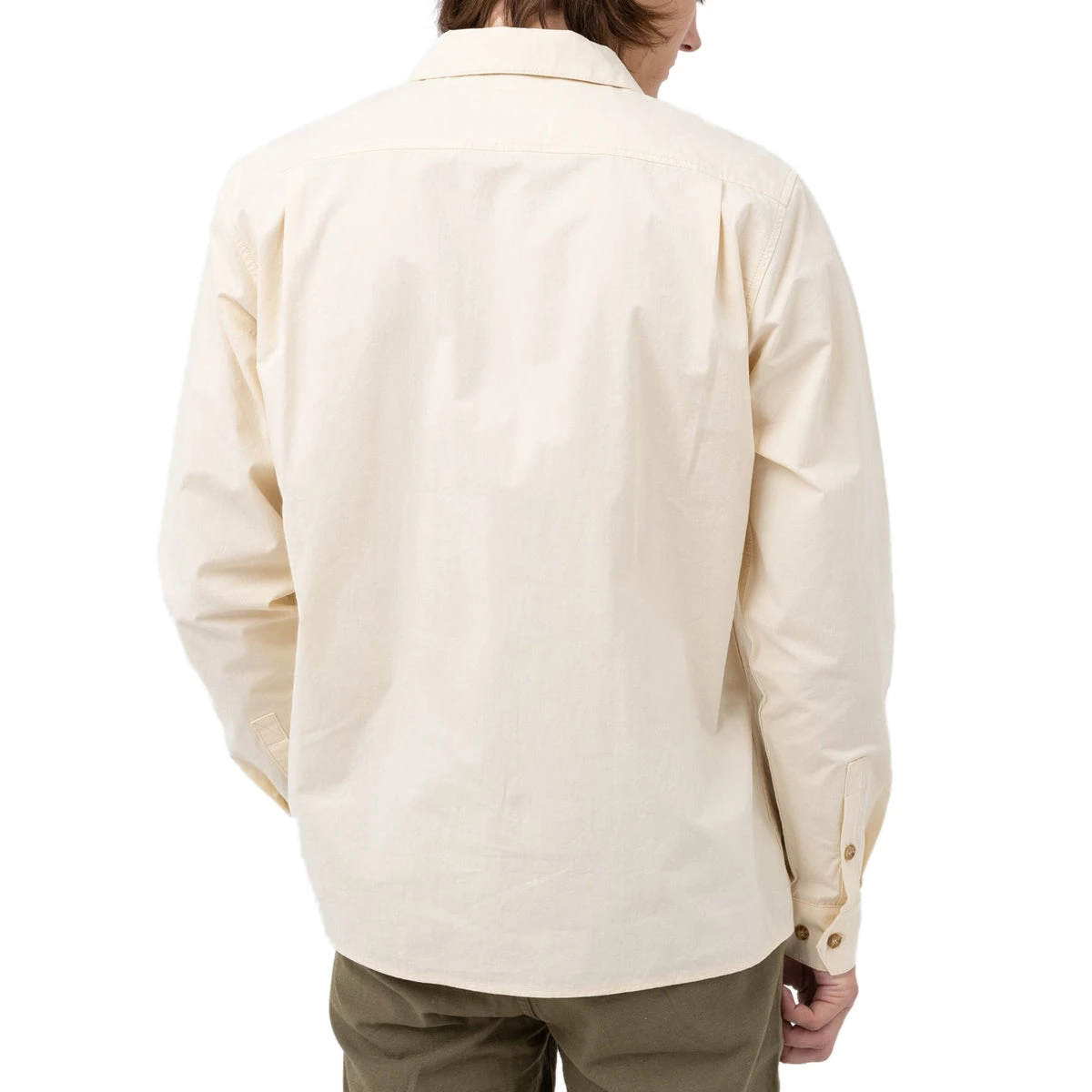 Rhythm Essential Long Sleeve Shirt - Natural - Image 2