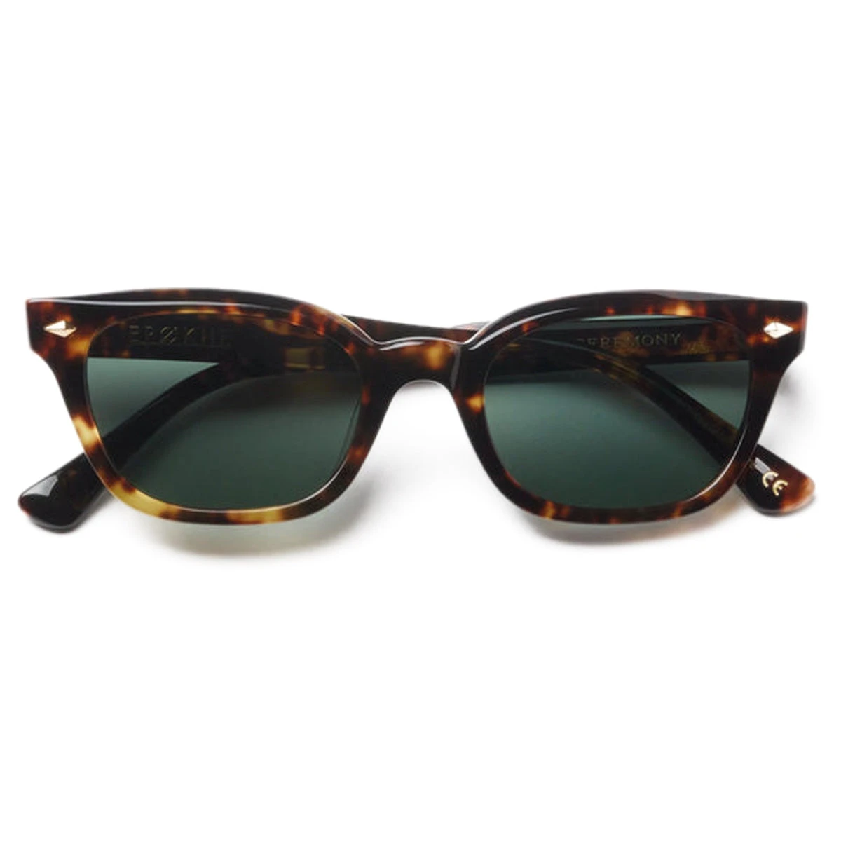 Epokhe Ceremony Sunglasses - Tortoise Polished/Green Polarised - Image 2