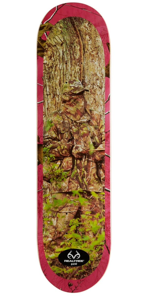 CCS X Realtree Effectiveness Skateboard Deck - Paradise Pink