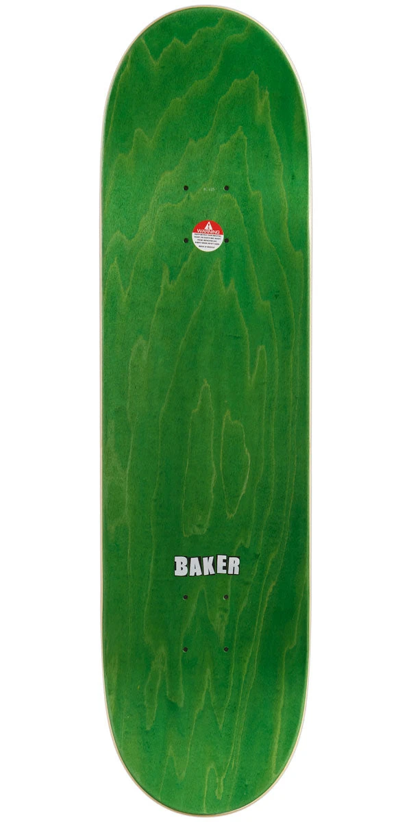 Baker Brand Logo Skateboard Deck - Black/White - 8.475" - Image 2