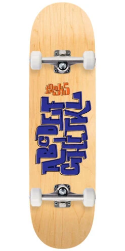 Alyasha Typography Customs X Skateboard Complete