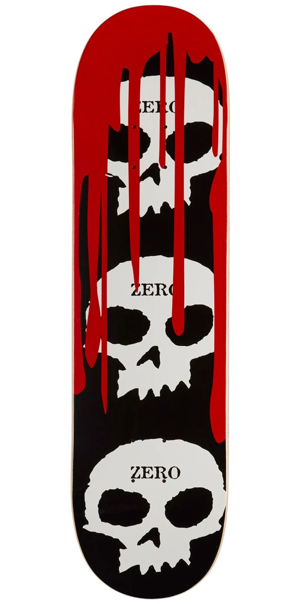 Zero 3 Skull Blood Skateboard Deck - 8.25"