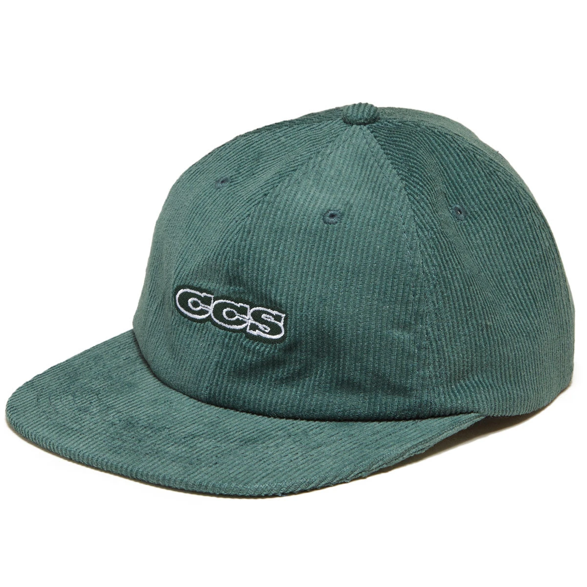 CCS 96 Logo Cord Snapback Hat - Dark Green