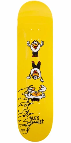 WKND Eggy Alex Schmidt Skateboard Deck - Yellow - 8.25"