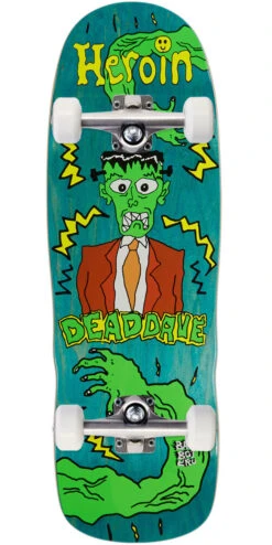 Deathwish Heroin Dead Dave Dead Toon Skateboard Complete - 10.10"