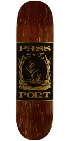 Passport Embossed Skateboard Deck - Everglade - 8.50"