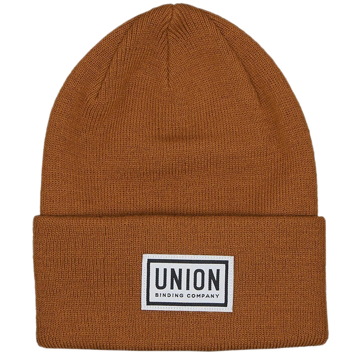 Union High Cuff Logo Beanie - Brown