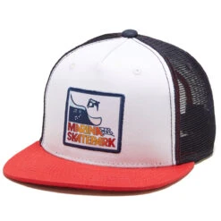 45RPM Vintage Marina Del Rey Hat - White/Red/Blue