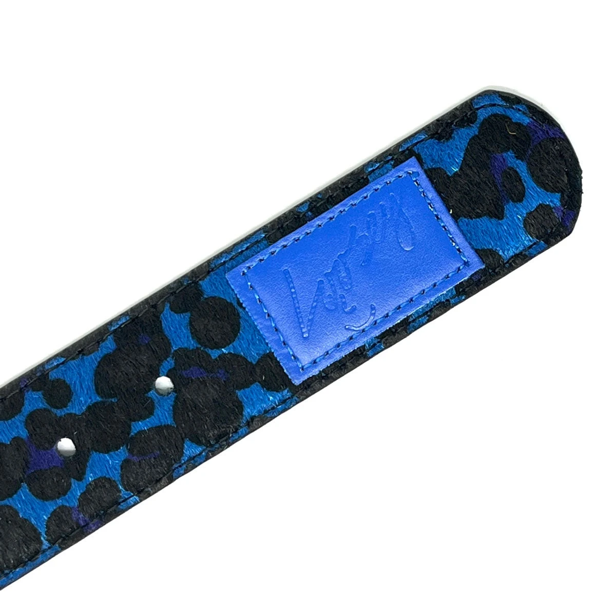 Loosey Cheetah Print Belt - Blue - Image 2