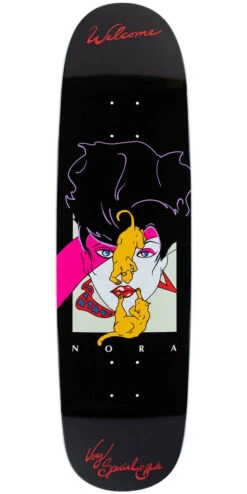 Welcome Special Effects Nora Pro Model On A Sphynx Skateboard Deck - Black - 8.80"