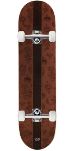 CCS Toile Skateboard Complete - Brown Root