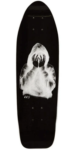 CCS Smile On The Surface Crusier Skateboard Deck - Black