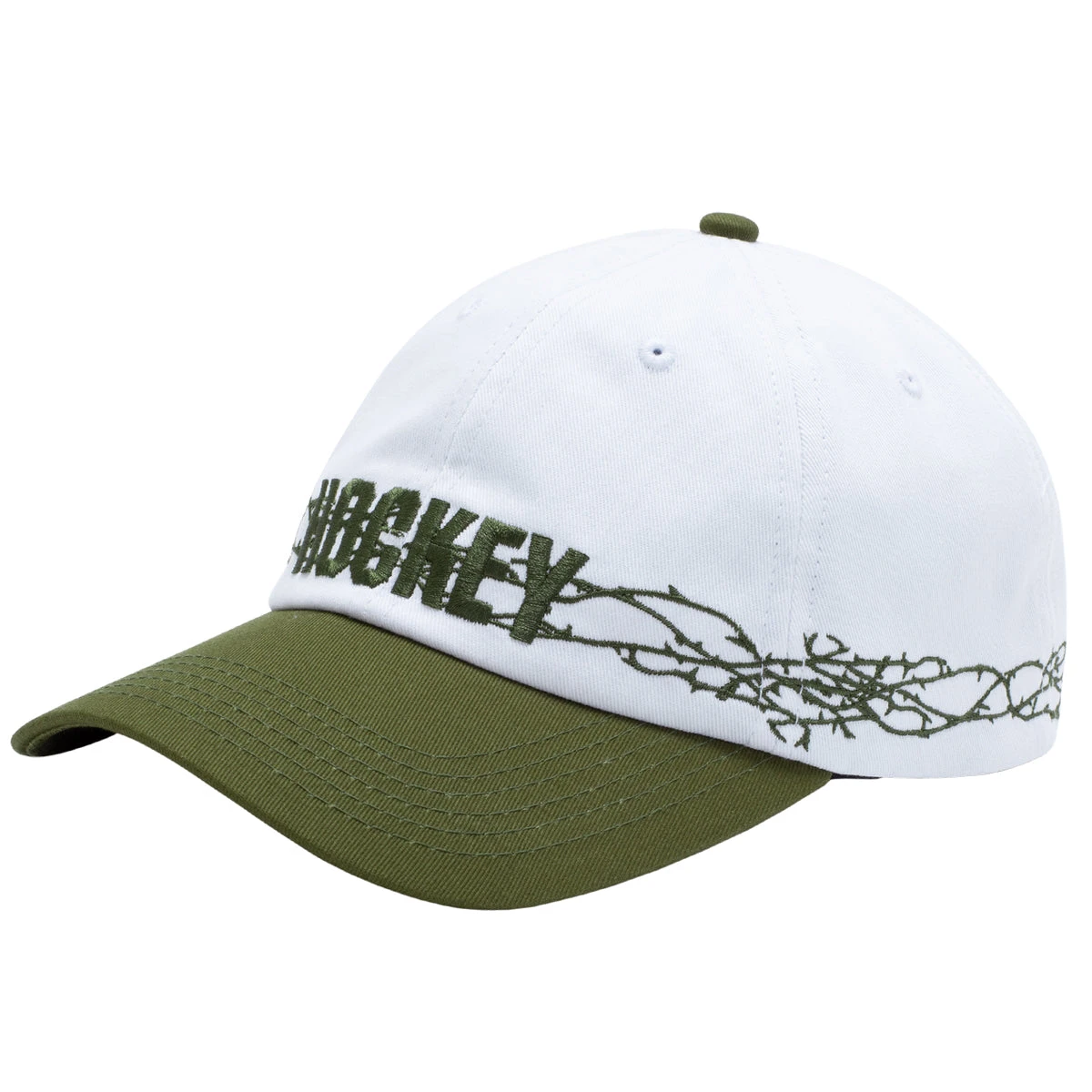 Hockey Thorns Hat - White/Dark Green