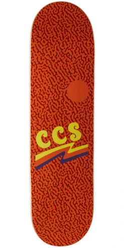 CCS Wavy Times Skateboard Deck - Orange