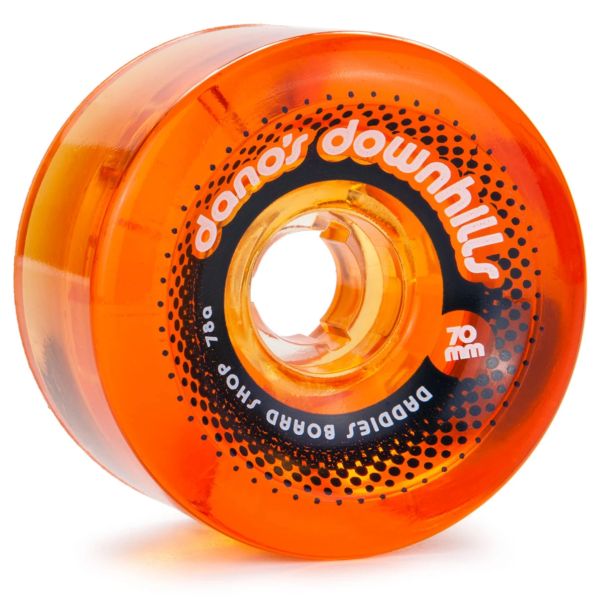 Dano's Downhills Longboard Wheels 70mm - 78a Amber