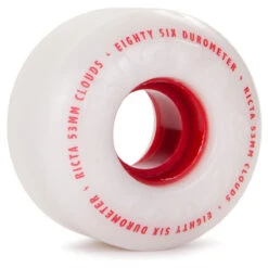 Ricta Clouds 86a Skateboard Wheels - Red - 53mm